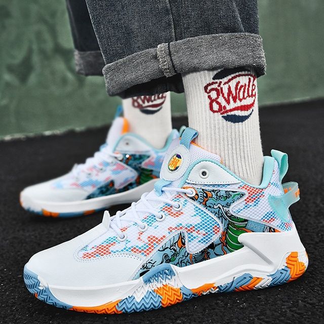 Chaussures de basket-ball de la série Kobe automne nouveaux élèves du primaire tous correspondent à des chaussures de sport respirantes en plein air chaussures de lycée réelles_voghion.com