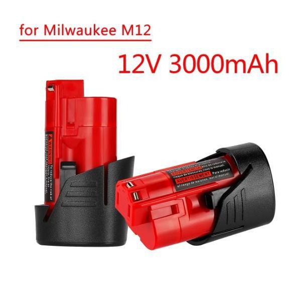 替代Milwaukee米沃奇12V锂电池替代M12无绳电动工具电池锂电池组