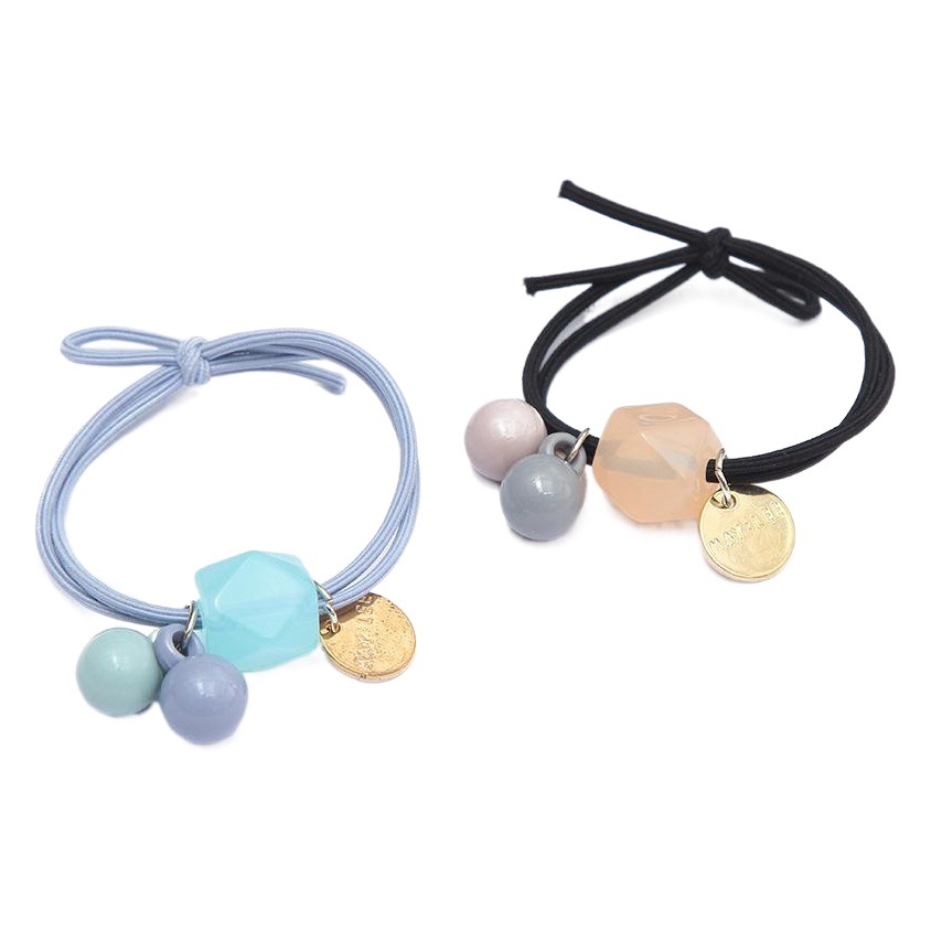 Estilo coreano diadema fresca simple para mujer Cola de Caballo pequeña banda de goma cuerda de pelo jalea banda de pelo cuadrado fábrica al por mayor