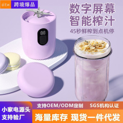 跨境专供榨汁杯小型家用USB充电便携电动果汁机户外随行杯榨汁机