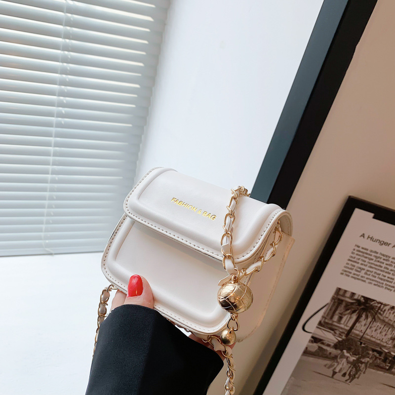 Mini borsa in stile coreano da donna, estate 2022, nuova borsa a tracolla semplice alla moda, trama, piccola borsa quadrata casual alla moda_voghion.com