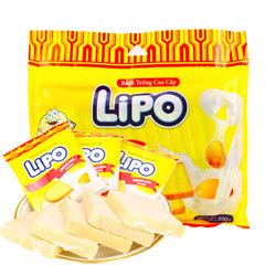 Vietnamese imported LIPO bread snacks 300g/bag breakfast milk bread cake crisp cookies snack