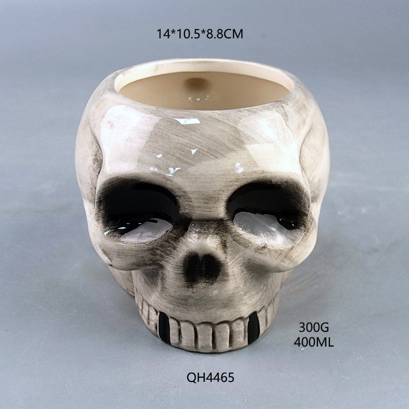 Estrictamente seleccionado Halloween Piratas Del Caribe cráneo copa de vino de la barra de cerveza de cristal taza creativa copa de vino entero