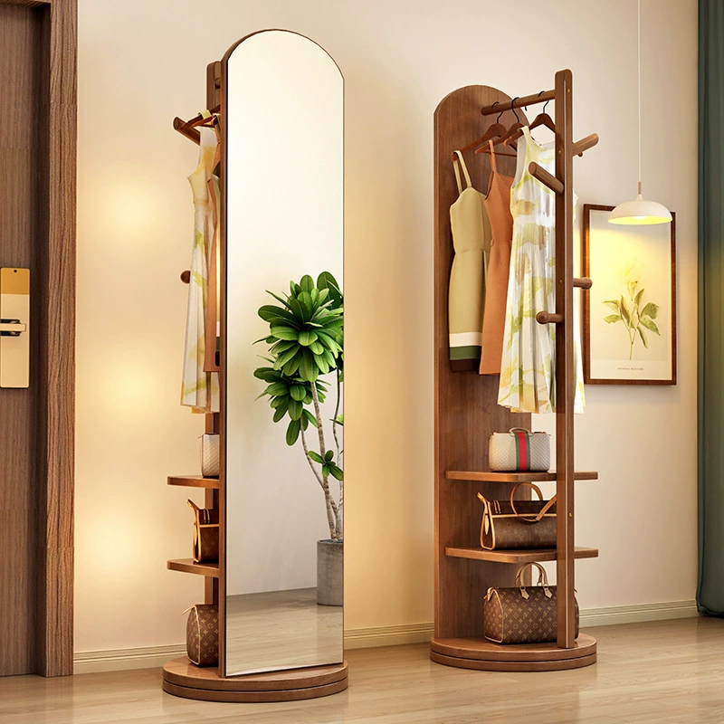 Деревянные вешалки для спальни от пола до потолка вешалка с зеркалом в гостиной