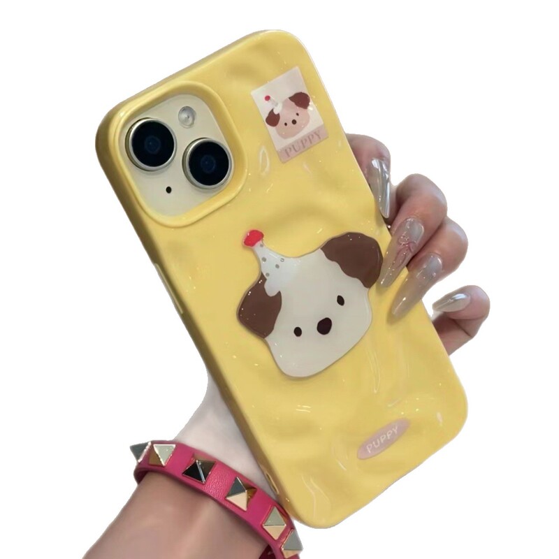 趣味动物贴片适用苹果16/15手机壳陨石纹14公仔13女生iPhone15pro|undefined