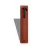 Pure -colored leather PU pen sleeve can be printed with logo advertising gift pen bag steel pens, round beads, brush -anti -scraping pen bag