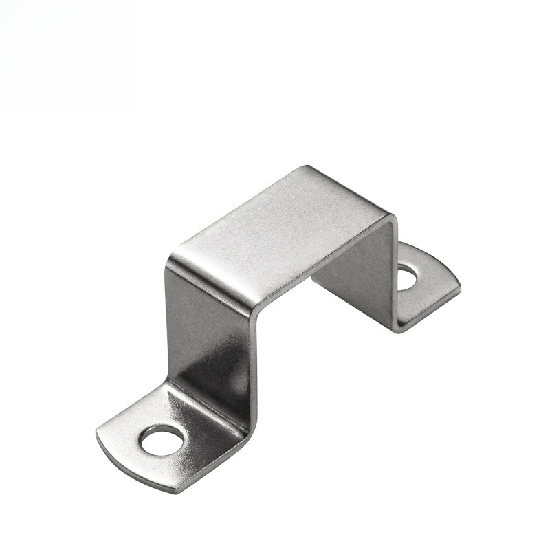 304不锈钢加厚方形骑马卡管夹管支架管扣喉箍水管夹U型管欧姆抱箍