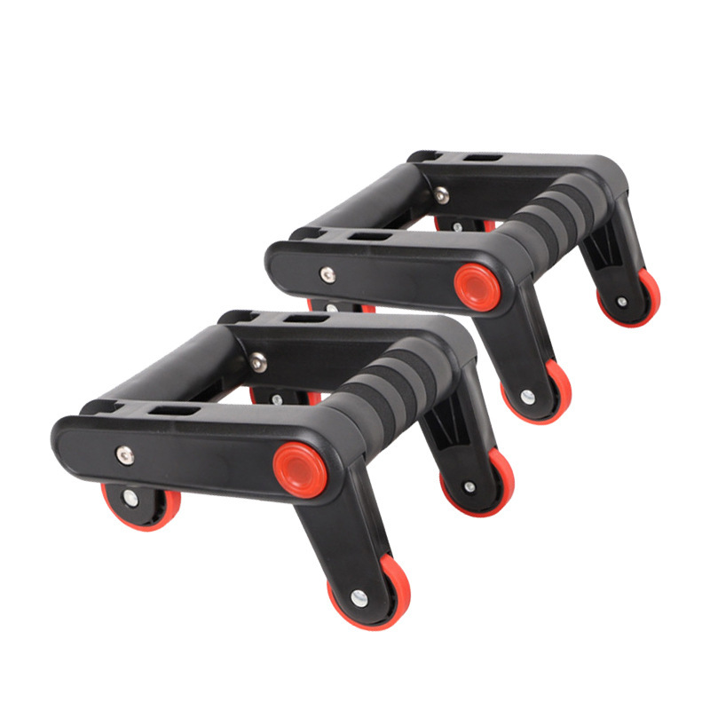 Ventas directas de fábrica de tres en una rueda abdominal push-up soporte agarre multi-función entrenador de fitness al por mayor