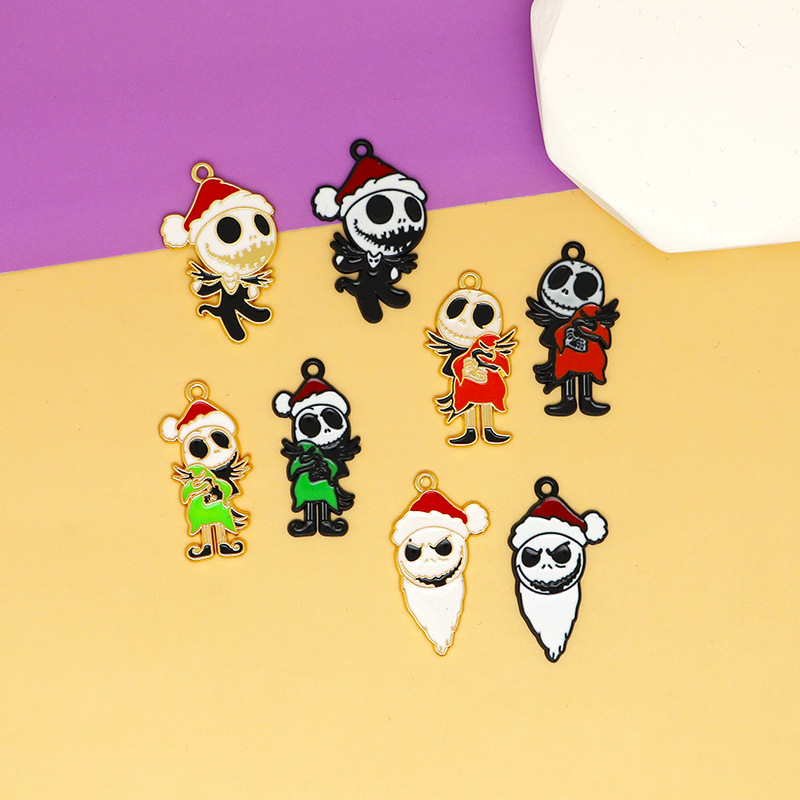 36g Weight Pendant Jewelry Making Type 15*32mm, 16*32mm, 18*33mm Jewelry Making Size DIY Jewelry Accessories Classification 10 PCS/Package Quantity Alloy Material Halloween Festival Ghost Pattern Enamel Design Cute, Funny Style 10 PCS/Package 15*32mm 16*32mm 18*33mm Alloy Ghost Pendant 5