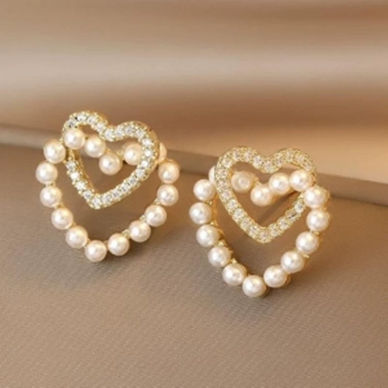 Модные универсальные серьги из жемчуга, стиль Chanel, интернет-знаменитость