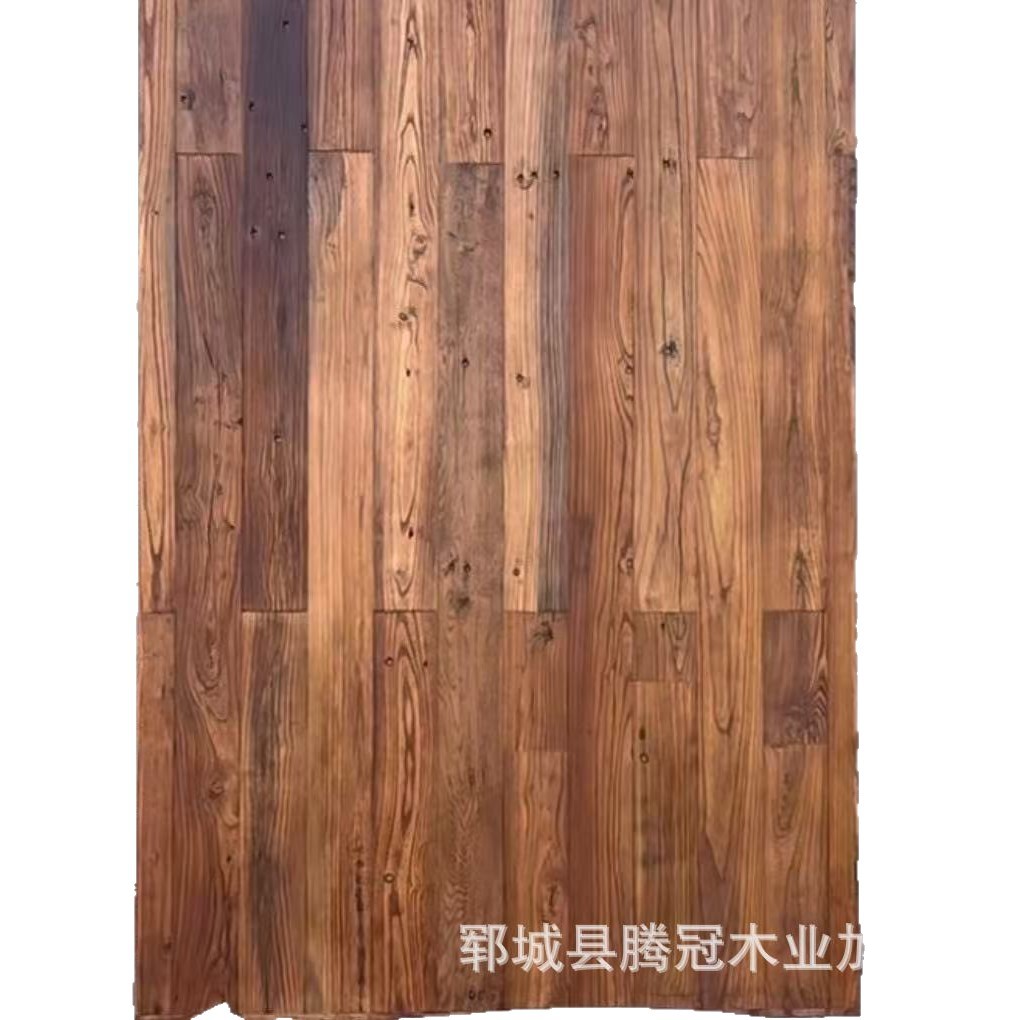 Old Elm Wood Long Table, Solid Wood Large Board Desk, Dining Table, Tea Table, Office Desk, Bar Table, Natural Wood Study Table by the Window