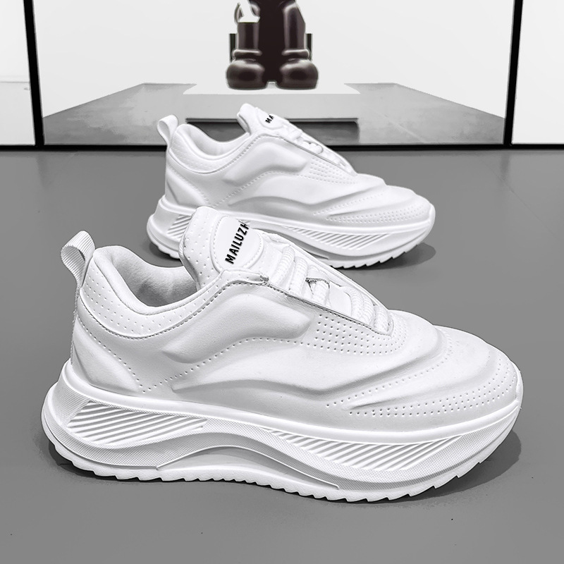 Cross-Border Large Size Men's Thick-Soled Dad Shoes, Versatile Size 45 Sports Shoes, Export Popular Trendy Brand Men's Shoes, K-Style