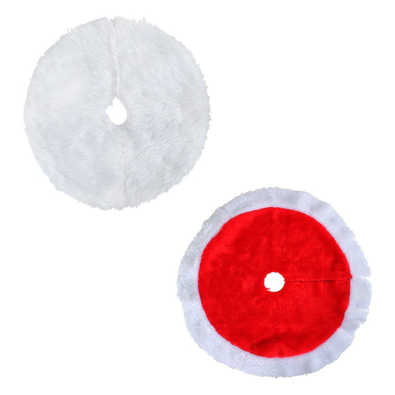 Falda de Árbol de Navidad de Peluche Mini Creativa al por Mayor, Falda de Árbol de Navidad Pequeña para Escritorio de Amazon, Decoración de Ambiente de Restaurante, Fabricante