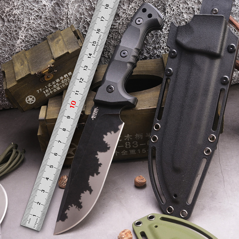 美国米勒兄弟M33野营户外刀便携锋利求生刀一体龙骨高硬度战术刀