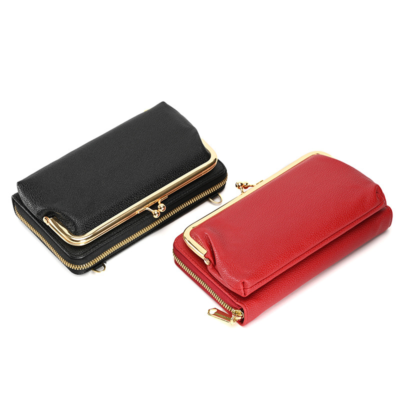 2023 neue Retro Nische Design Abend Tasche High-end-Temperament Handy Tasche Lychee Muster Umhängetasche Rahmen Tasche_voghion.com