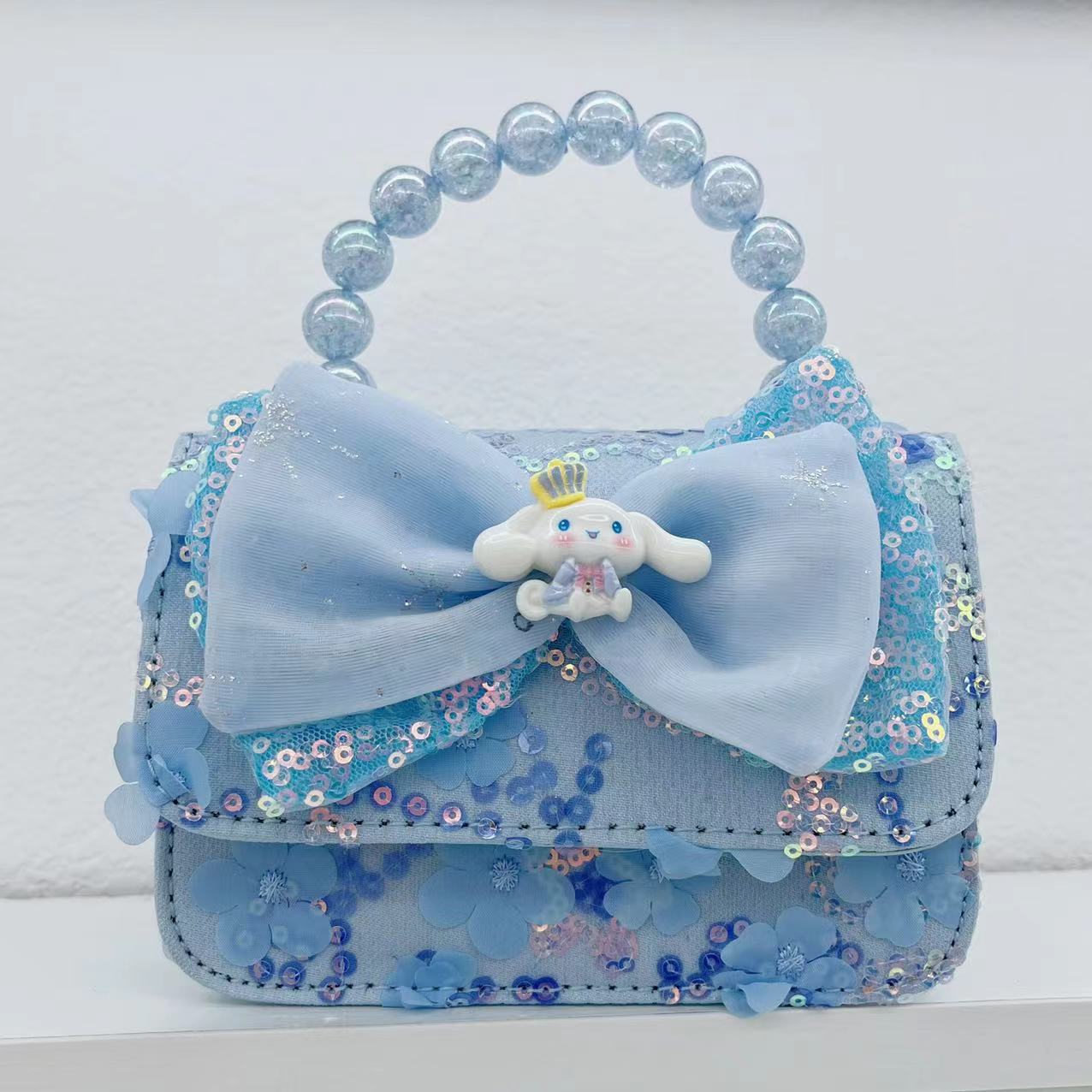 El arco de encaje Aisha bolsa de chicas hadas bolso de cambio de perlas 2025 primavera nuevo arco de rojo en línea bolso de tramo inclinado