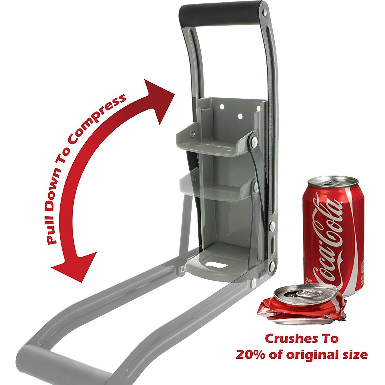 跨境畅销12OZ盎司压罐器开罐器开瓶器手拉式压罐器can crusher