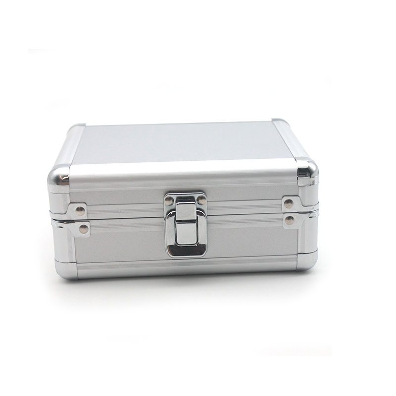 Caja de herramientas de aleación de aluminio, maleta, caja de instrumentos, equipo, caja de archivos, caja de cosméticos, caja de aluminio, caja de herramientas, esponja al por mayor