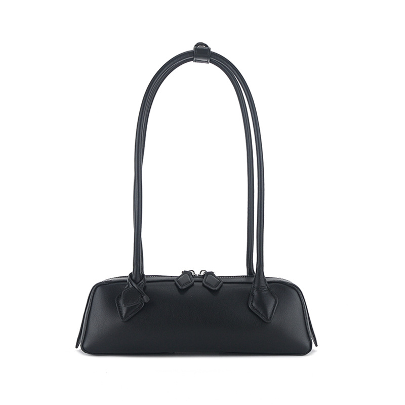2024 New Arrival Baguette Shoulder Bag Dark Stitching Design Minimalist Underarm Handbag For Women - Thumbnail 5