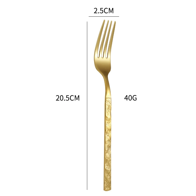 Creative golden tableware stainless steel, set, 4 piece set