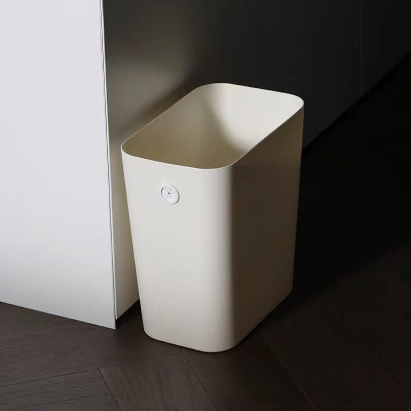 ゴミ箱家庭用フランス式隙間衛生桶客間キッチン寝室トイレ狭いトイレ蓋なし紙かご|undefined