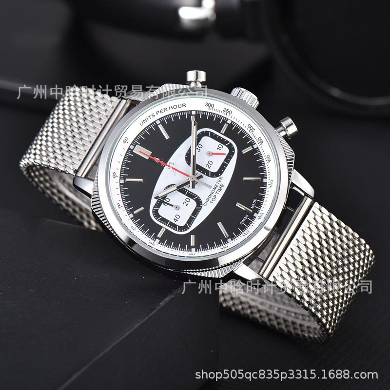 New Cross-Border Fashion Professional Sports Century-Old Vk Quartz Chronograph Men's Watch Factory Direct Sale