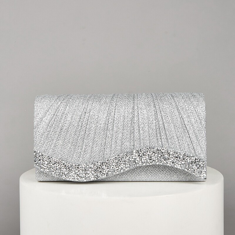 Cross-Border Wholesale Amazon Fashion Rhinestone Glitter Clutch Evening Dress Crossbody Shoulder Bag Bridal Banquet Bag Cross-Border Wholesale Amazon Fashion Rhinestone Glitter Clutch Evening Dress Crossbody Shoulder Bag Bridal Banquet Bag