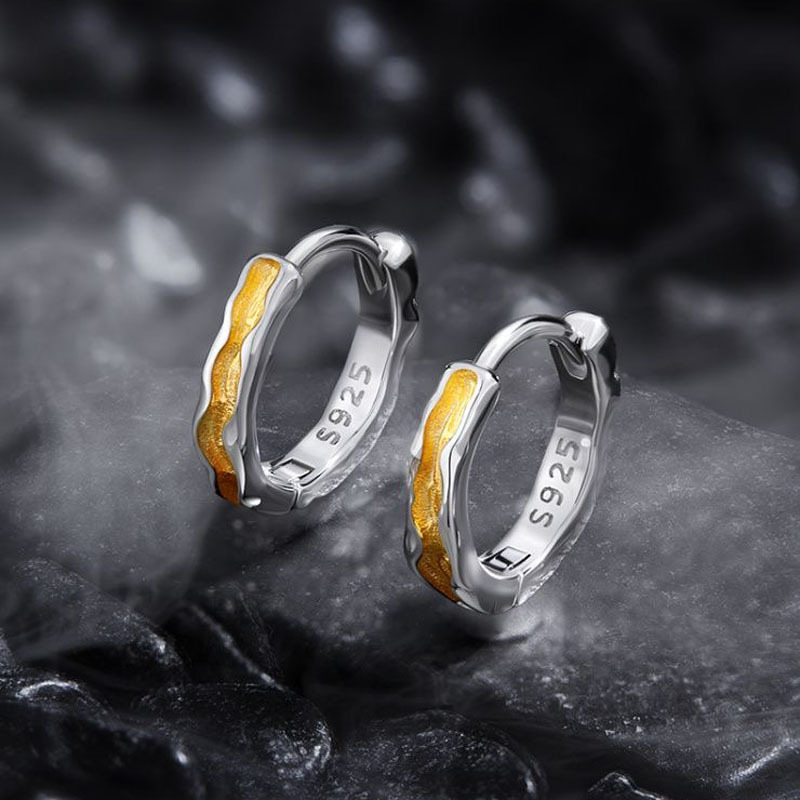 Cool Men’s Stud Earrings. Minimalist Street & Punk Style, Ideal For Casual, Party & Daily Wear. Made Of 316L Stainless Steel, Hypoallergenic, Nickel-_voghion.com