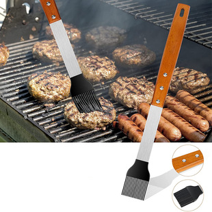 Barbecue Sweep Barbecue Tools Silicone Brush Split Oil Brush Food Barbecue Brush Cooking Brush BBQ Outdoor Brush
