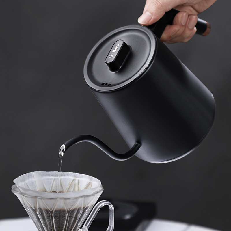 无名温控手冲咖啡壶家用细口壶电热水壶泡茶控温电动手冲壶