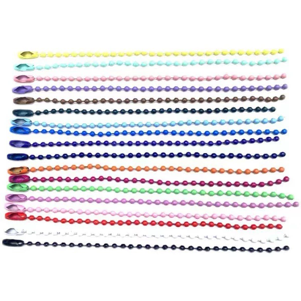 Guka bead chain 10cm random color