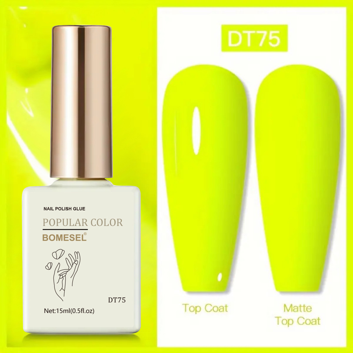 Gel de fototerapia transfronterizo, capa de sello de aceite de uñas, pegamento de esmalte de uñas, OEM de comercio exterior, pegamento UV esencial para tiendas de uñas