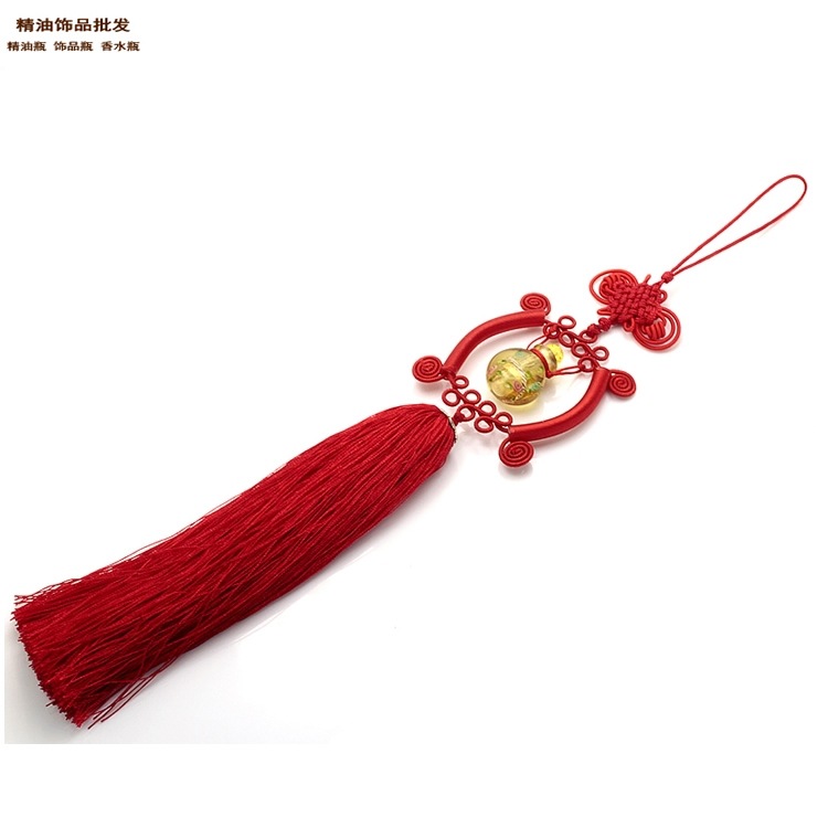 精油饰品网金黄色中国龙琉璃精油瓶车挂7.jpg