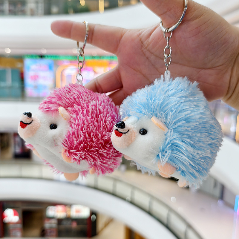 Cute Cartoon Little Hedgehog Plush Pendant Mini Doll Keychain Bag Small Pendant Doll Claw Machine Cute Cartoon Little Hedgehog Plush Pendant Mini Doll Keychain Bag Small Pendant Doll Claw Machine