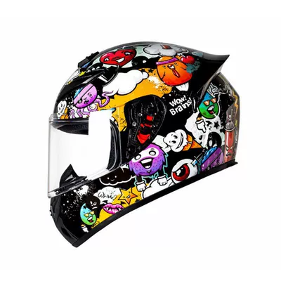 Motorcycle Safety Supplies — Aliexpress Cycling Helmet, Dropshipping - qk111-happy-garden-with-clear-lenses-s