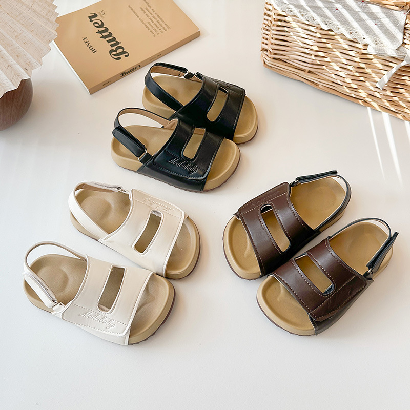 Lässige Sandalen mit Klettverschluss für Mädchen und Kinder, Sommer-Strandschuhe für Jungen, vielseitige Sportsandalen für formelle und legere Anlässe_voghion.com