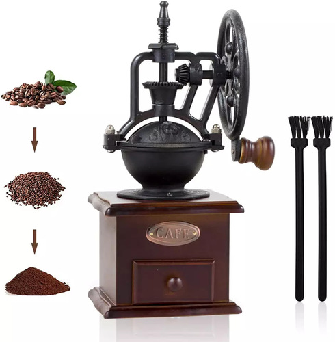 Large Ferris Wheel, Skyscraper, Grinding Machine, Hand-Crank Grinding Powder, Retro, Hand-Brew Coffee Machine, Grinder, Grinding Coffee Beans Powder
