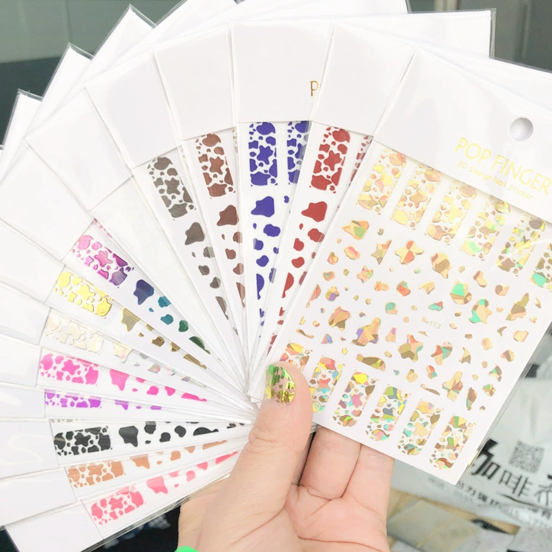 Новый стиль молочный ветер маникюрная наклейка трансграничной электронной коммерции маникюрные украшения молочный ветер маникюрная наклейка Me113