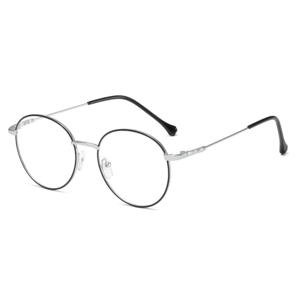 Black silver frame