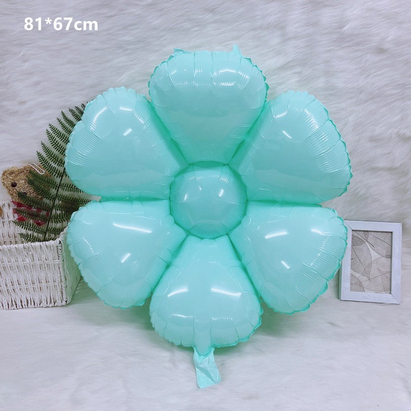 웃는 데이지 블루없이 중간 마르카