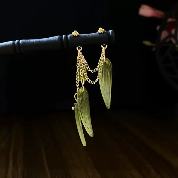 Simple wooden hairpin 5516
