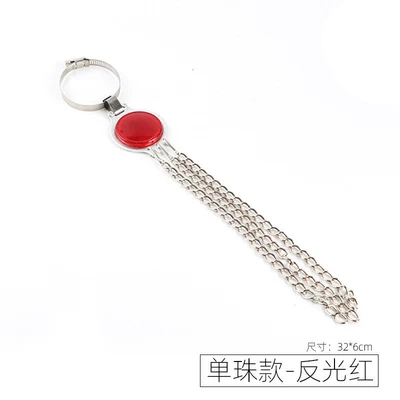 Release Chain Eliminator — Other Automotive Safety Supplies - standard-single-bead-style-reflective-red-electrostatic-belt