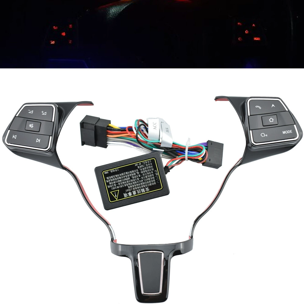 Многофункциональный кнопочный переключатель круиз-контроля на рулевом колесе подходит для Volkswagen Bora Sagitar Jetta POLO Santana