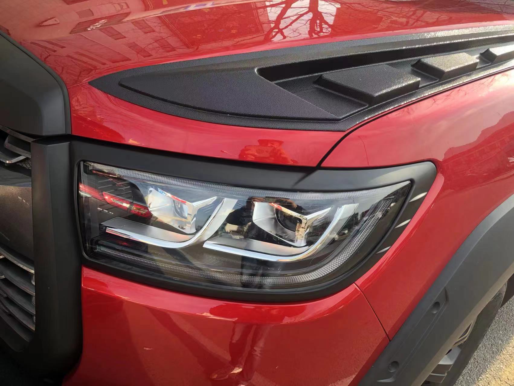 [Headlamp Cover] Matte Black 2-piece Set (Passenger Version)