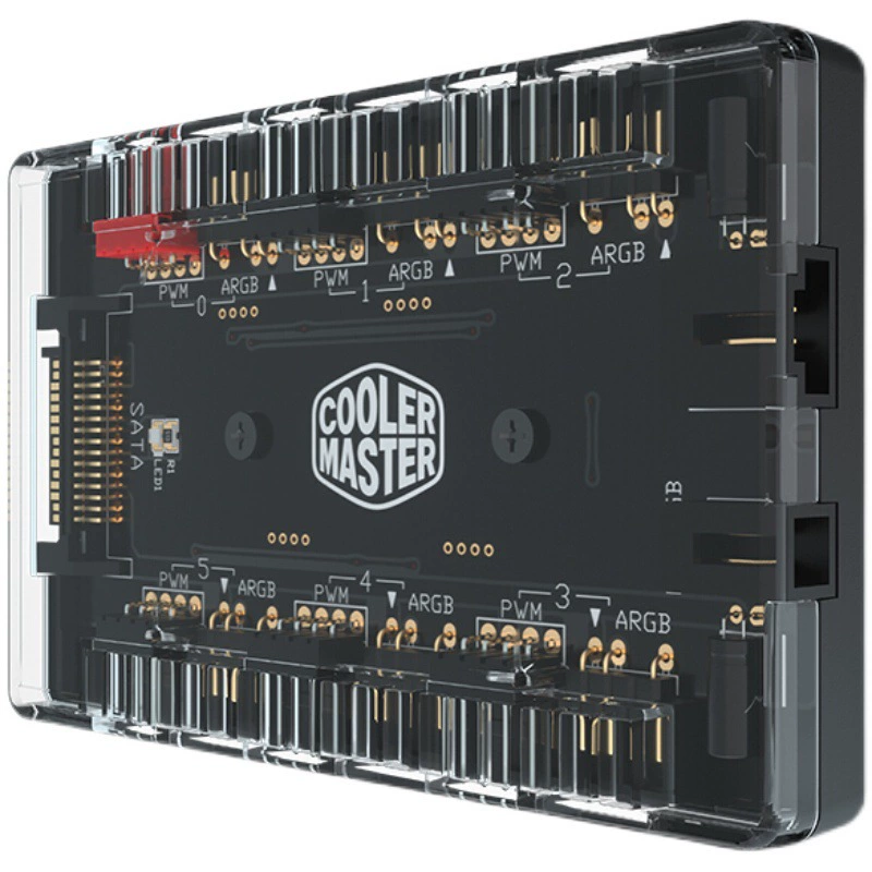 Контроллер вентилятора Cooler Master ARGB & PWM с магнитным креплением для настольного корпуса