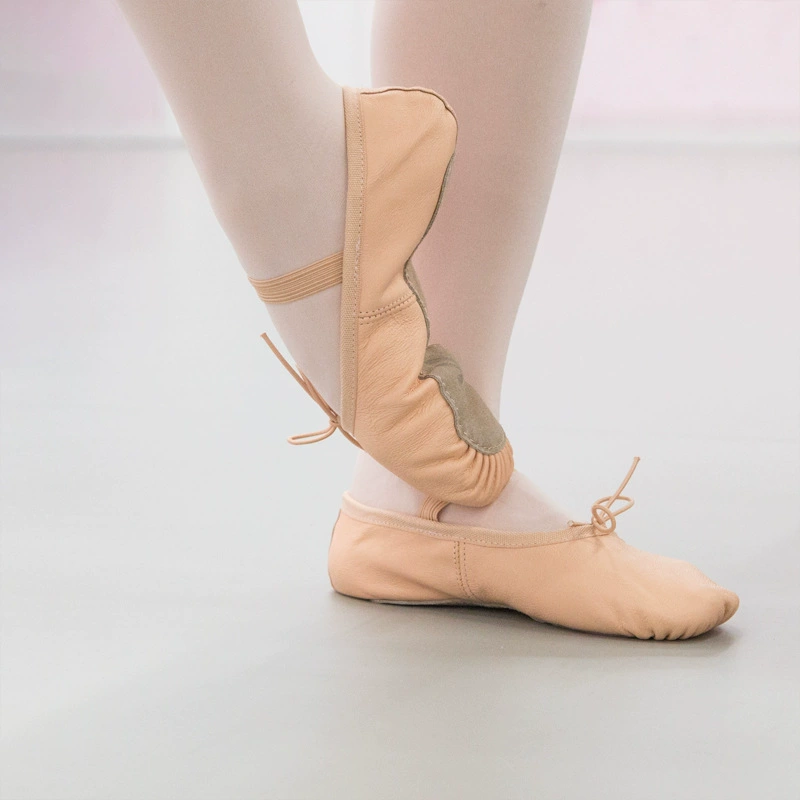 Genuine leather ballet shoes, dance practice shoes for women, cat claw shoes, soft sole dance shoes for children and adults