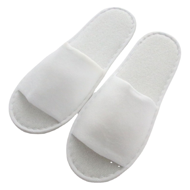Factory hotel disposable slippers hotel room Baotou disposable slippers wholesale open-toe napped slippers home