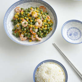 Z54G民生陶瓷面碗米饭碗韩式带盖四方大汤碗家用青花瓷餐具富