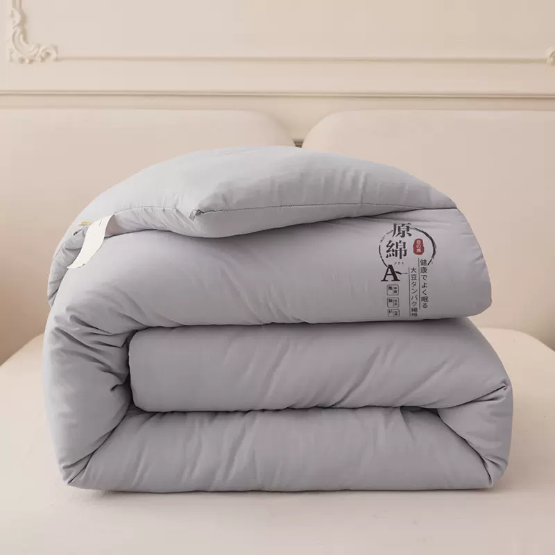 新款原棉普通纤维被春秋棉被儿童被冬季加厚保暖被芯活动礼品被子