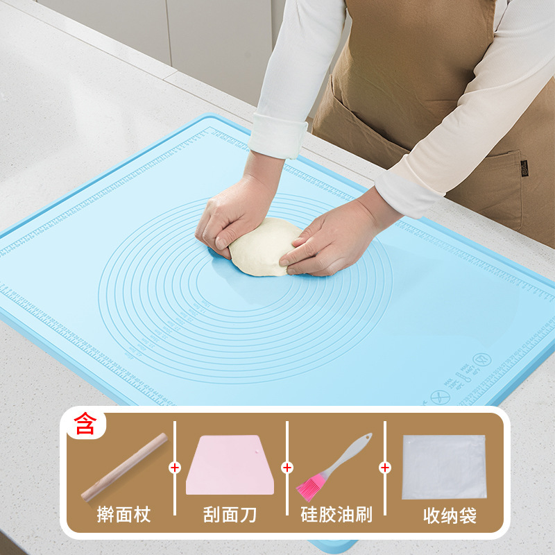 硅胶揉面垫加厚食品级家用擀面和面板垫子防滑加大号厨房案板烘焙|undefined